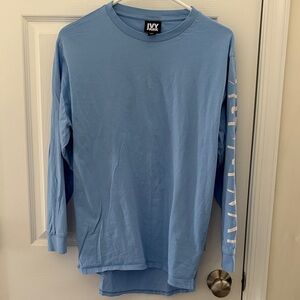 IVY PARK Light Blue Long Sleeve Tee